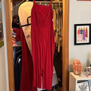 Red old navy jumpsuit